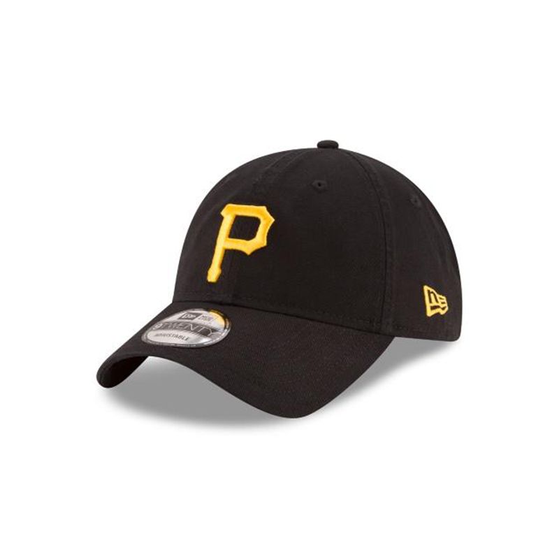 MLB Pittsburgh Pirates Core Classic 9Twenty Adjustable (JOU1452) - Black New Era Caps